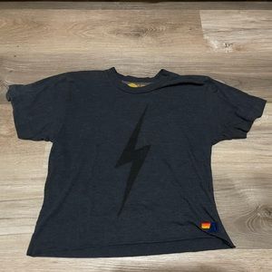 AVIATOR NATION KID'S BOLT TEE - CHARCOAL